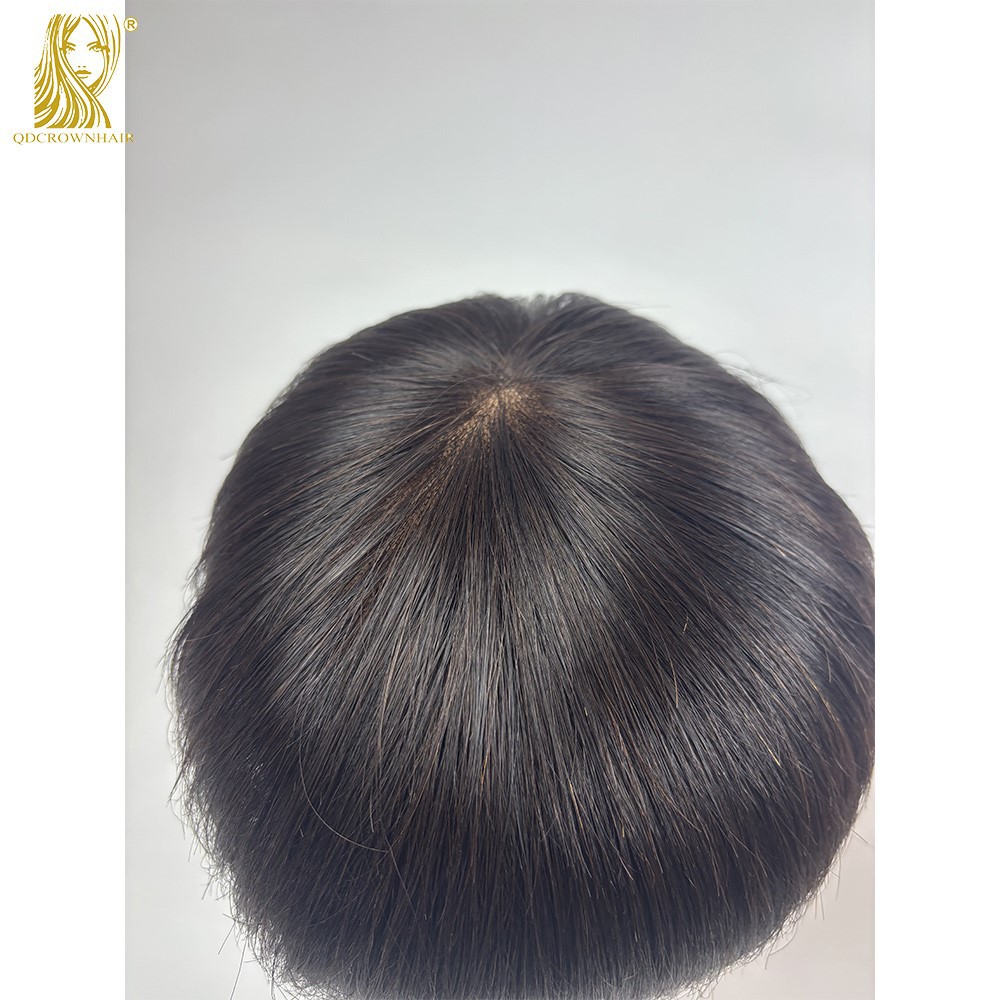 High quality human hair toupee High quality human hair toupee